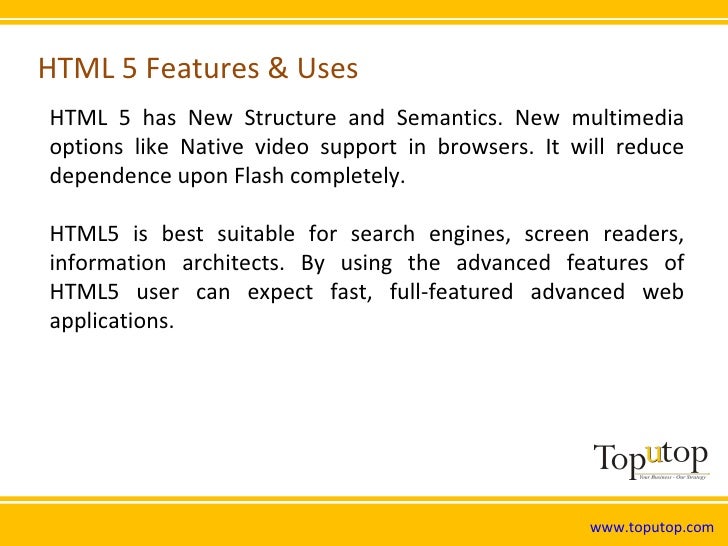 What is HTML explain its features and limitations?