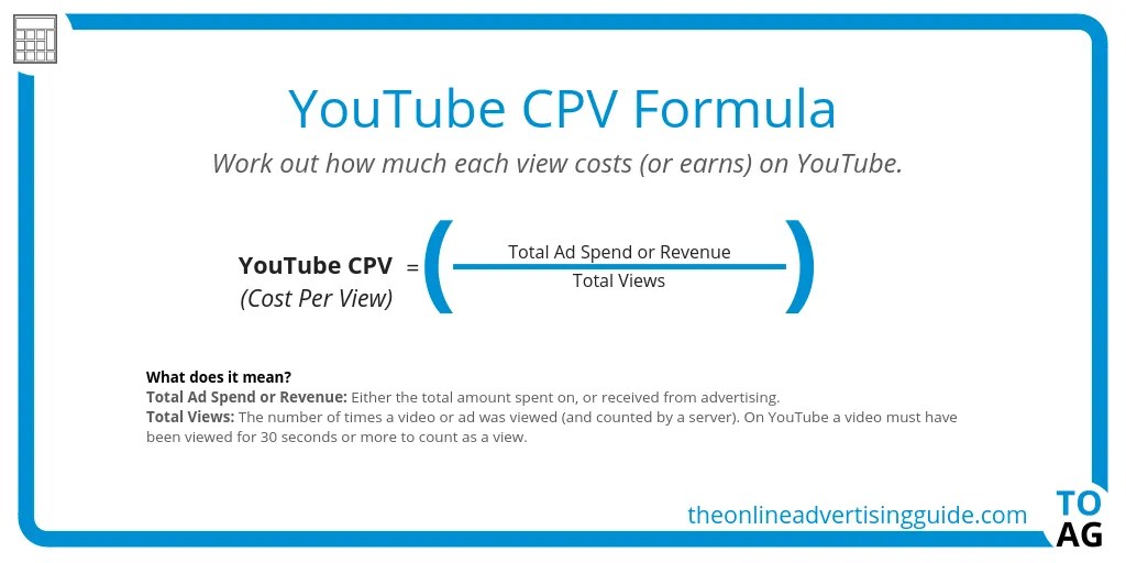 What is a good CPV on YouTube?