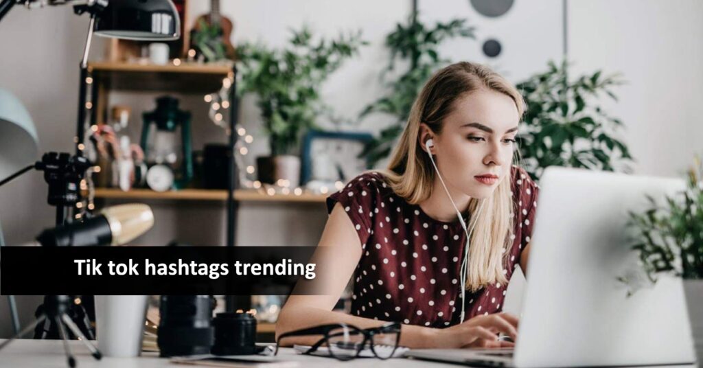 How do you find trending hashtags?