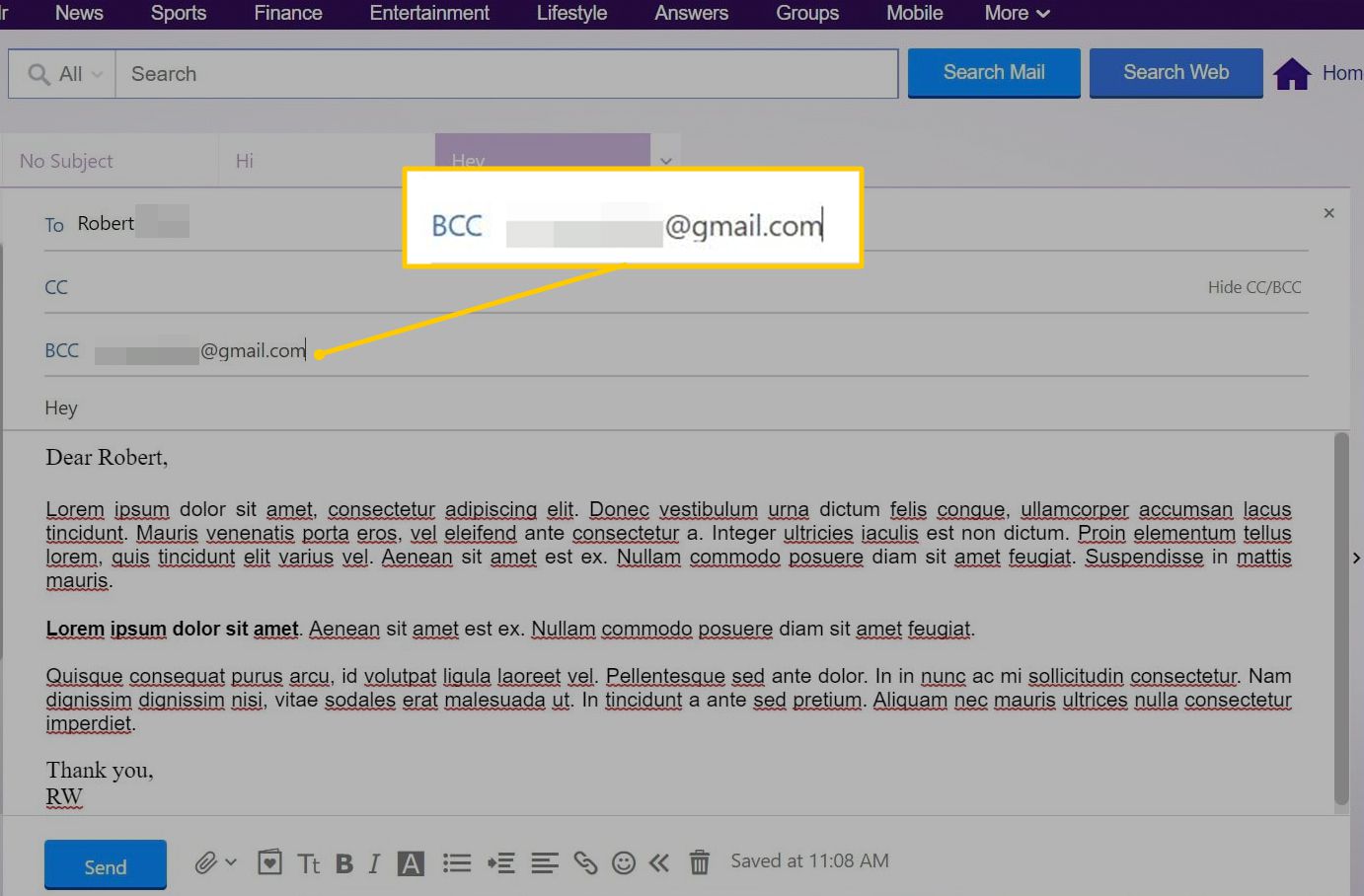 When should you use BCC in an email?