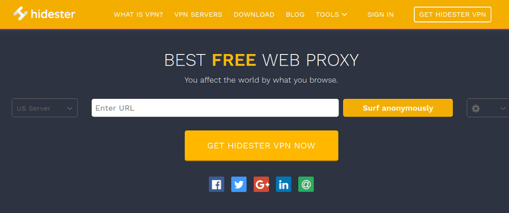 What is Hidester proxy?