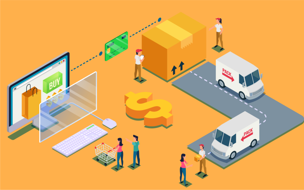 What are the 3 categories of e-commerce?
