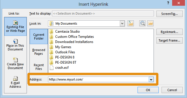 How do you create a hyperlink in HTML?