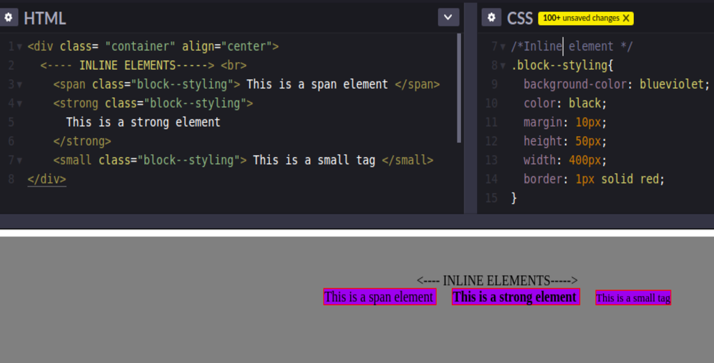 What are the 3 types of CSS?