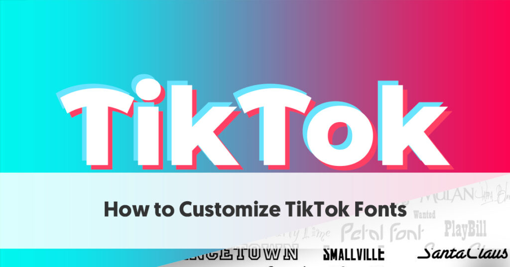 What is the font used on TikTok?