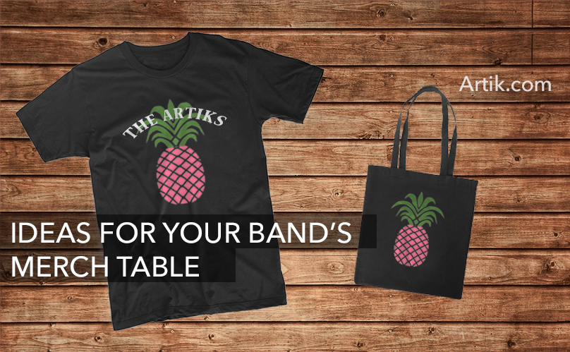 Can I sell custom band merch?