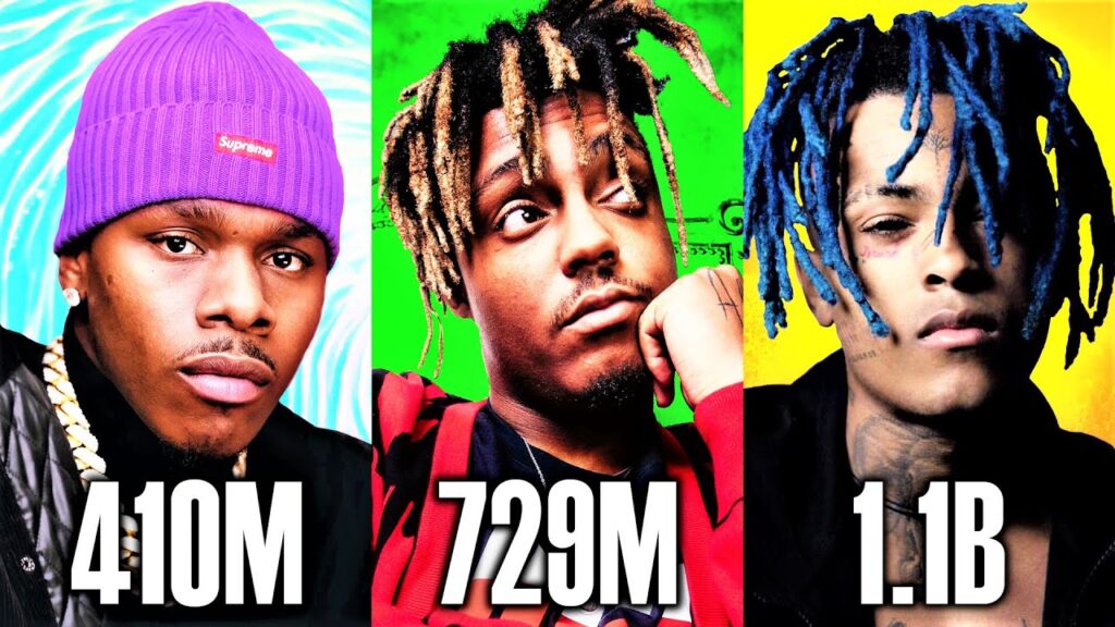 What is the most popular rap song right now 2021?