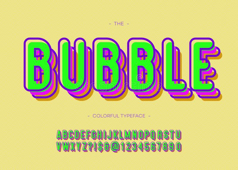 How do you make cool bubble writing?