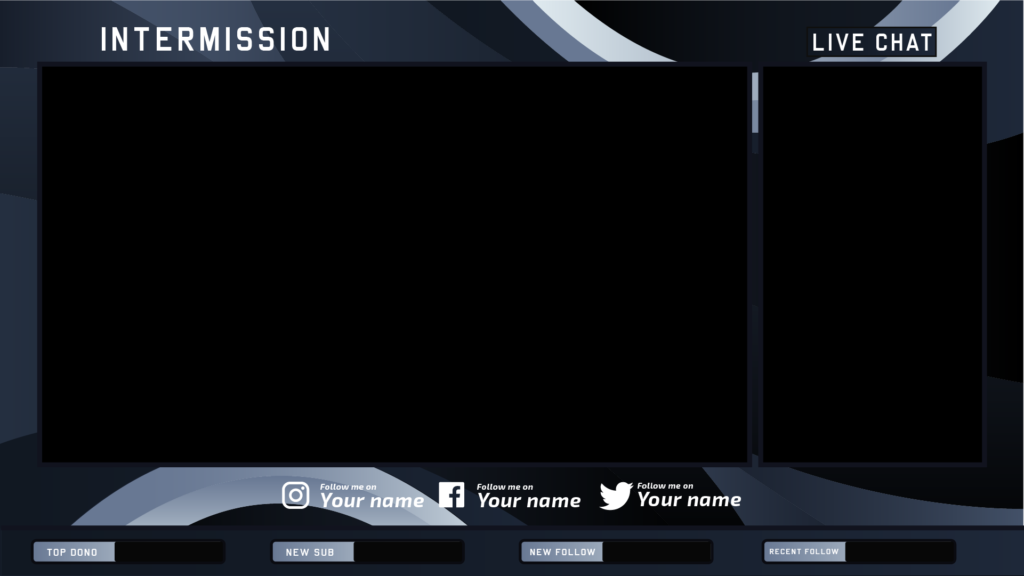 What should I put on Twitch overlay?