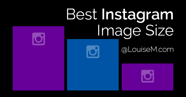 What size should images be for Instagram?