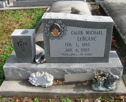 Where is Caleb Leblancs grave?