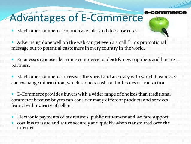 What are the five features of e-commerce?