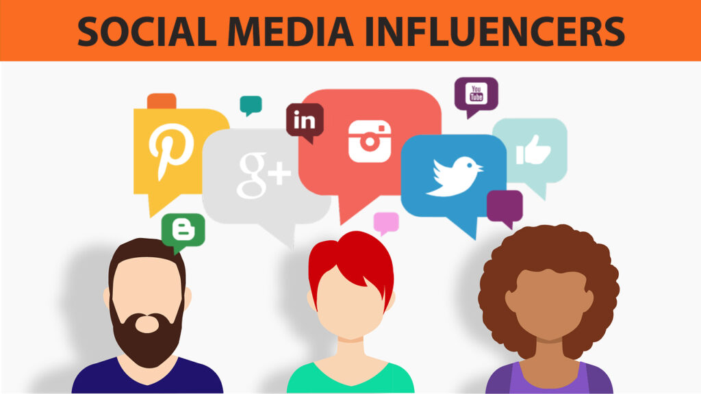 Who are the top 5 influencers in social media?