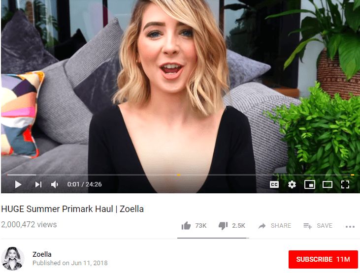 Who is the most famous girl YouTuber 2021?