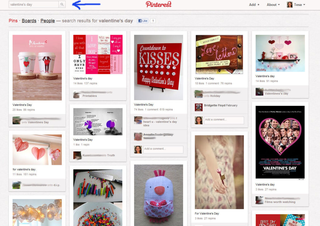 Where are my saved pins on Pinterest?